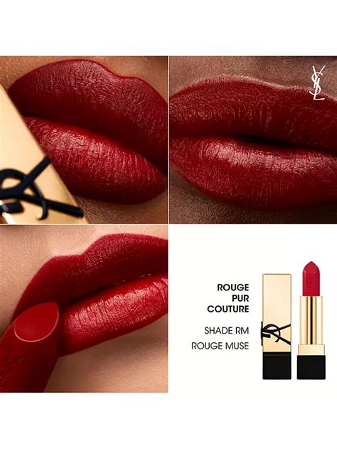 ysl nude muse lipstick|Rouge Pur Couture Satin Lipstick with Ceramides .